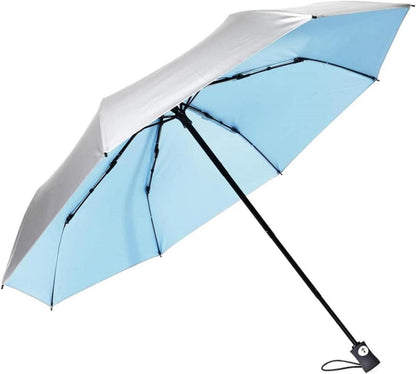 Kompakter faltbarer Taschenschirm Sturmfest Regenschirm UV Schutz