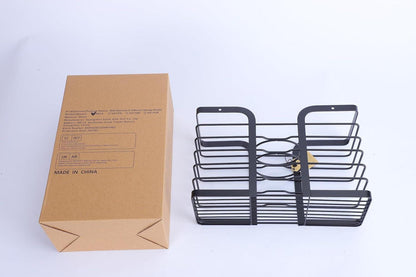 Kegii Fönhalter Edelstahl 304 Badezimmer Organizer, Wandmontage 3-fach Aufbewahrung