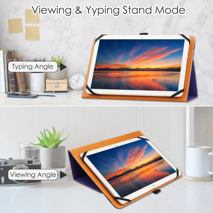 Universal Tablet Hülle 9 10 Zoll Touchscreen Schutzhülle Ständer Purple