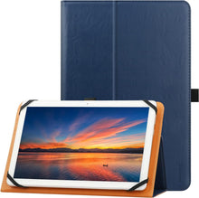 Universal Tablet Hülle 9-10 Zoll mit Silikonband und Ständer - Navy
