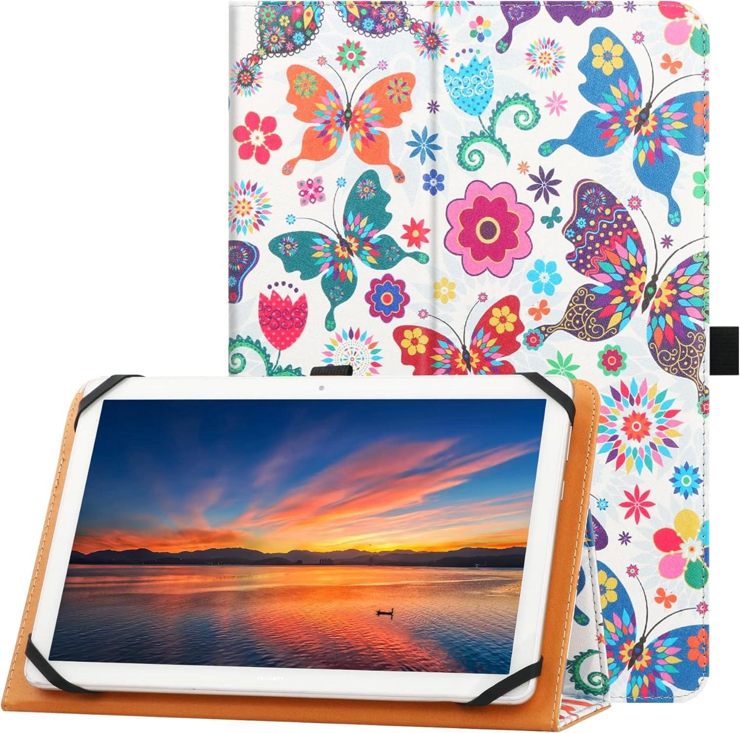 Universal Tablet Hülle 9 10 Zoll Silikonband Ständer Schutzhülle