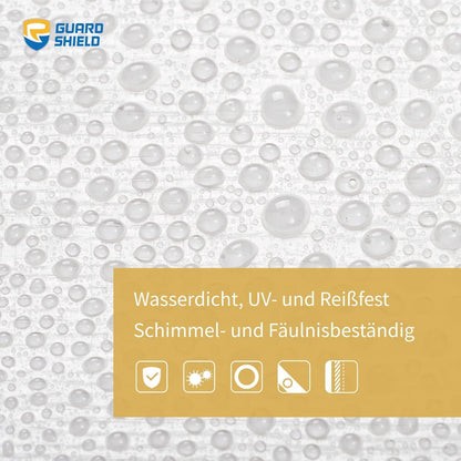 Abdeckplane Wasserdicht 3x4m Schutzplane UV-stabilisiert Schutz vor