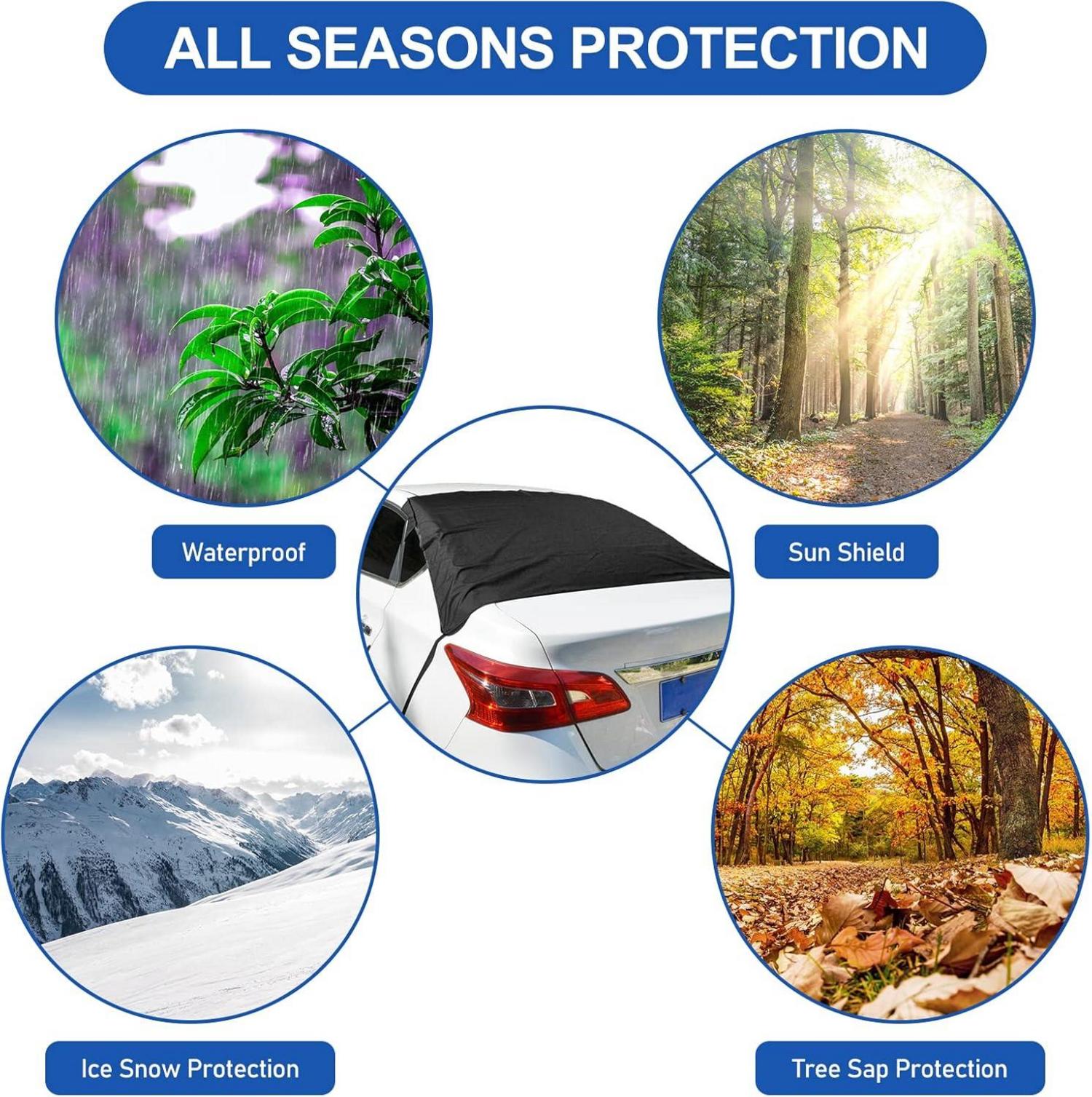Heckscheibenabdeckung Auto Winter Magnet Eisschutz Frostschutz