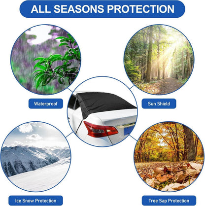 Heckscheibenabdeckung Auto Winter Magnet Eisschutz Frostschutz