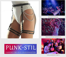Punk Harness Damen Strumpfband Gürtel Hüftketten BDSM