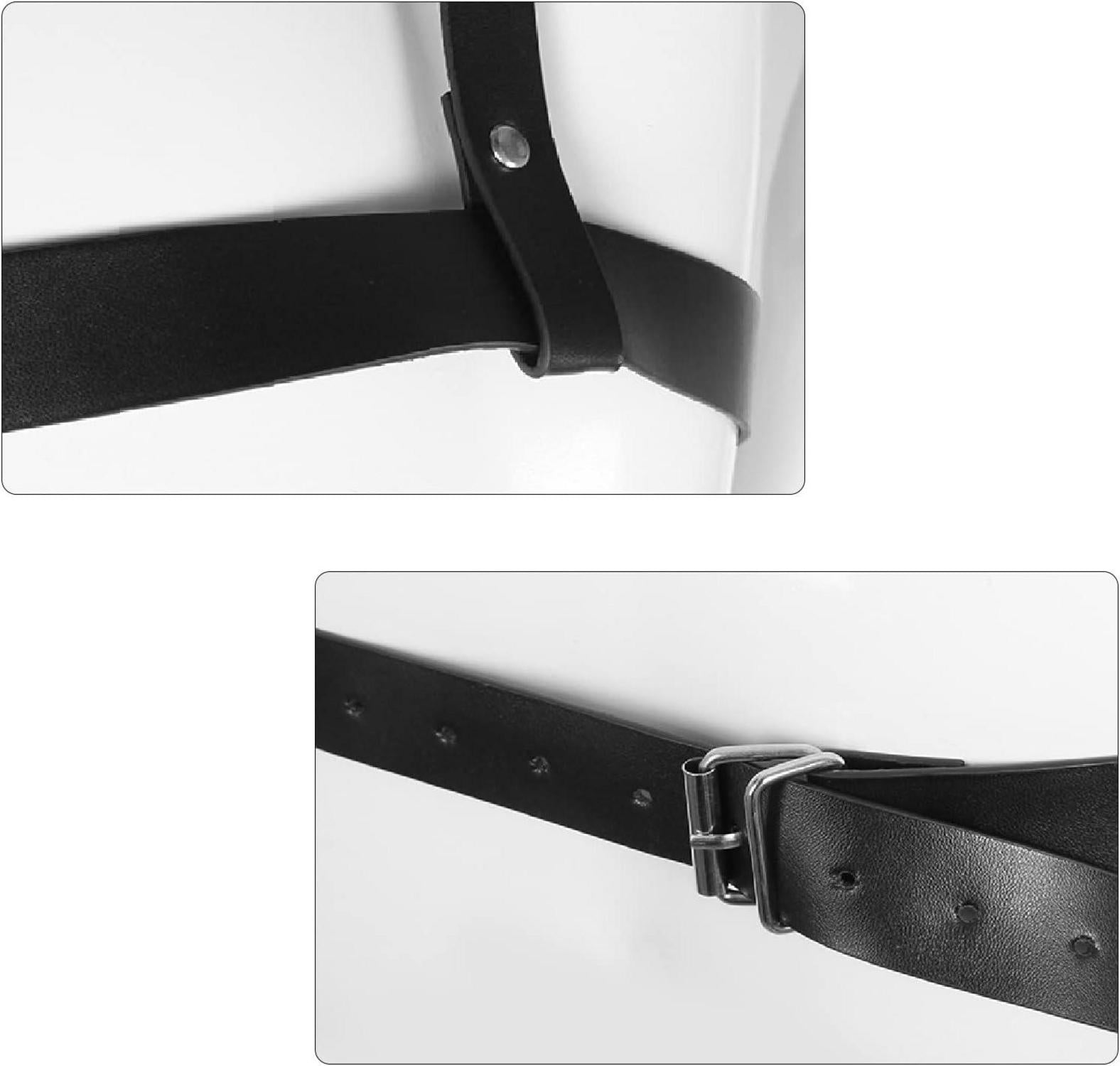 BDSMYOU Punk Harness Damen Leder Body Brust Harness Gothic Kleidung Fetisch BDSM Spielzeug