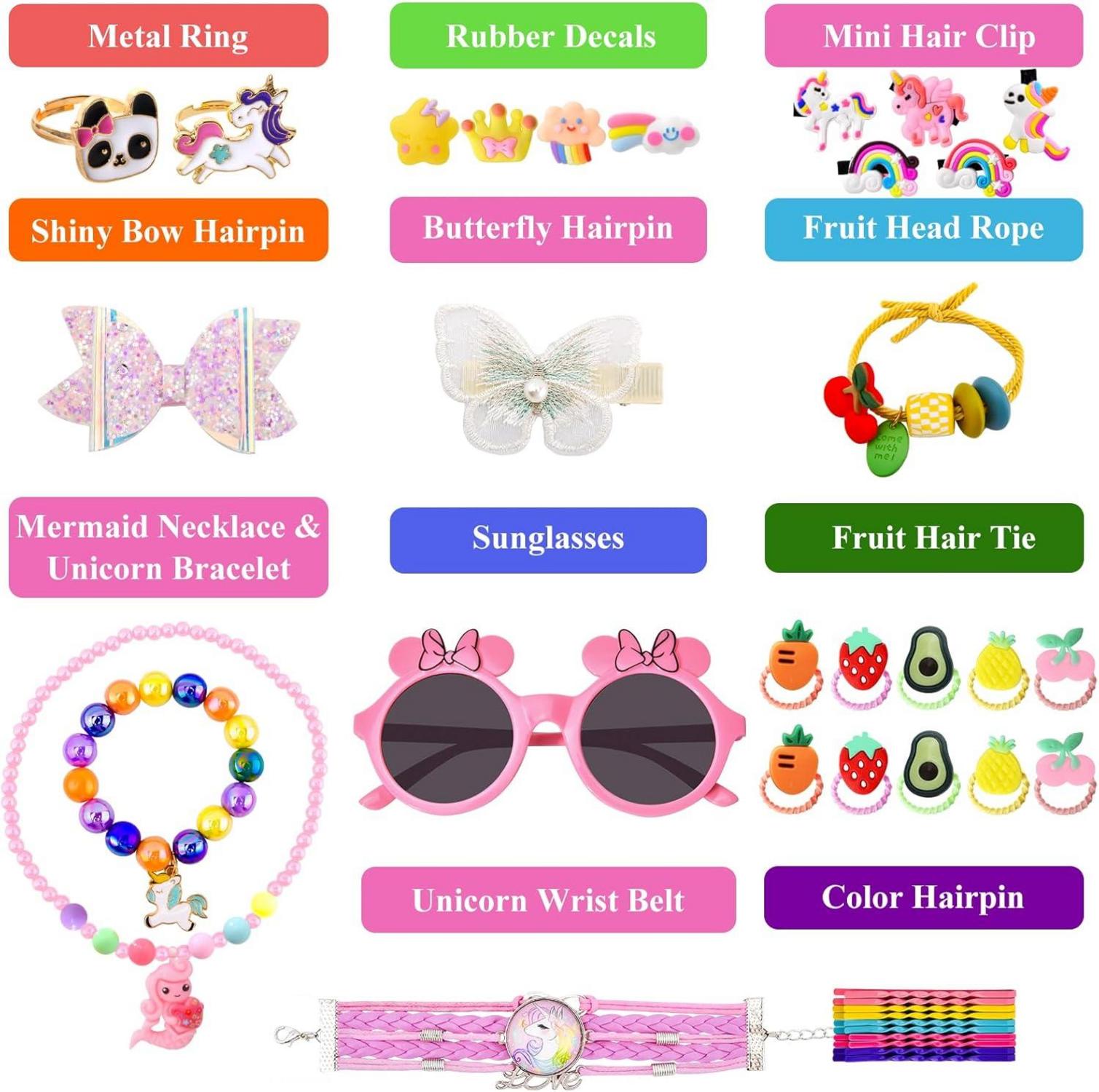 Adventskalender Mädchen 2024 Prinzessin Haar Accessoires 24