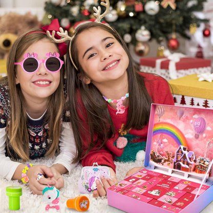 Adventskalender 2024 Mädchen Prinzessinnen Accessoires 24 Tage