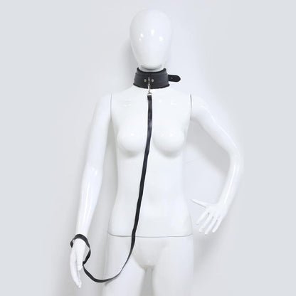 BDSMYOU SM Choker Halsband Set - BDSM Fesseln Peitsche weich Plüsch für Paare
