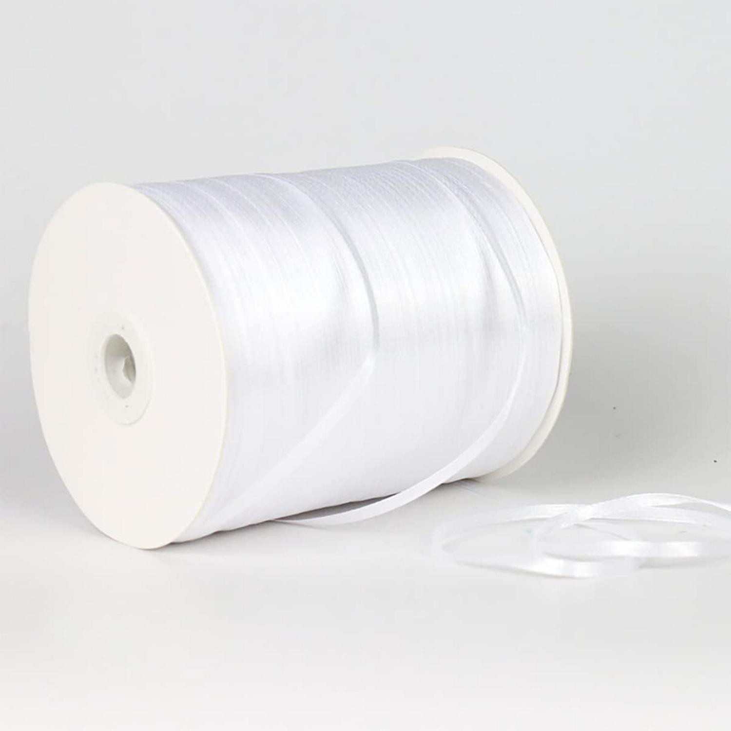 3mm Satinband Weiß Schleifenband Dekoration Geschenkband 80m