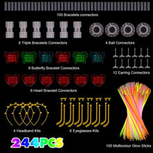 Vicloon Knicklichter Set 244 Stück Party Pack Zubehör