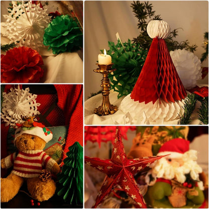 Weihnachtsdeko Set Dekoration Wohnung Fenster Wiederverwendbar