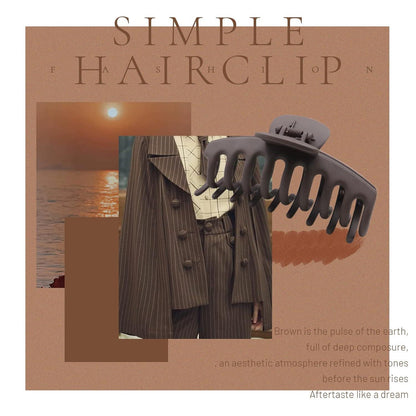 Haarklammer Groß Rutschfest Haarspange Damen 11 cm Hair Clip