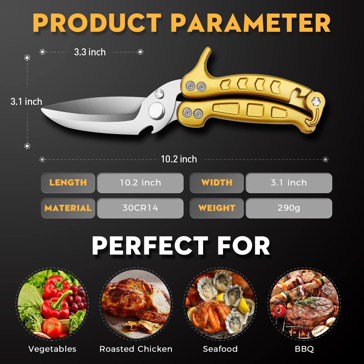 DRAGON RIOT Geflügelschere Abnehmbare Heavy Duty Küchenschere