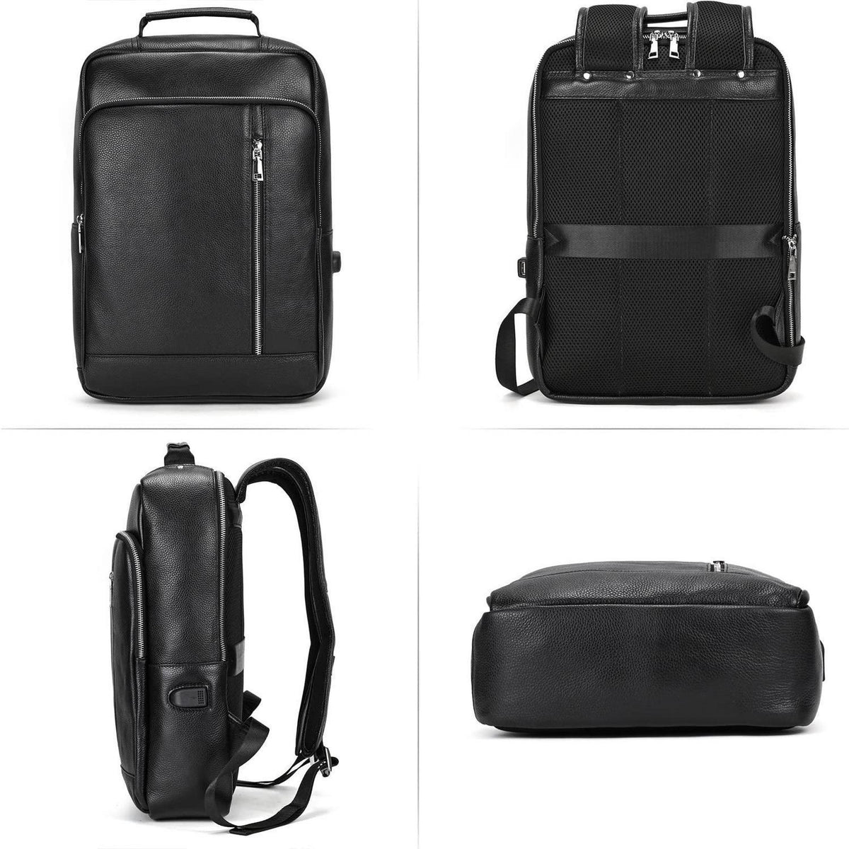 Leder Rucksack 15,6" Laptopfach – Tagesrucksack für Damen & Herren