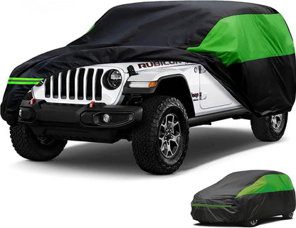 Autoabdeckung für Jeep Wrangler 2 Tür, wasserdicht, Vollgarage mit