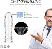 BDSMAGE 4 in 1 Transparente Penishülle Penismanschetten