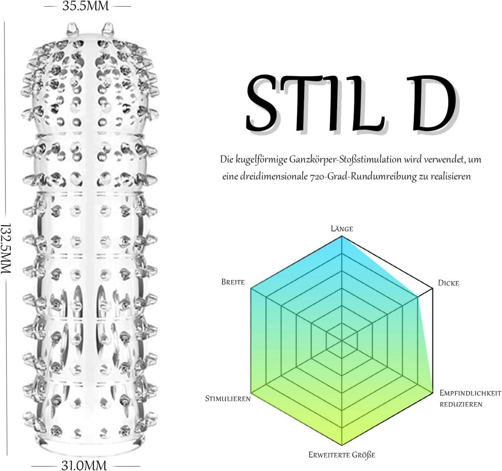 Penishülle 4in1 Set Penis Extender Erektionssteigerung BDSMAGE