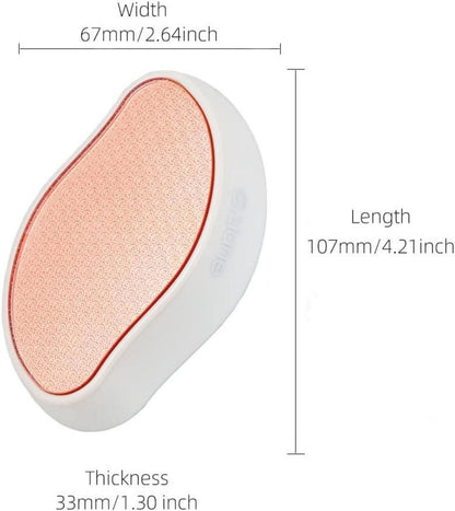 Nano Glas Fußfeile Raspel - Kristallglas Hornhautentferner mit