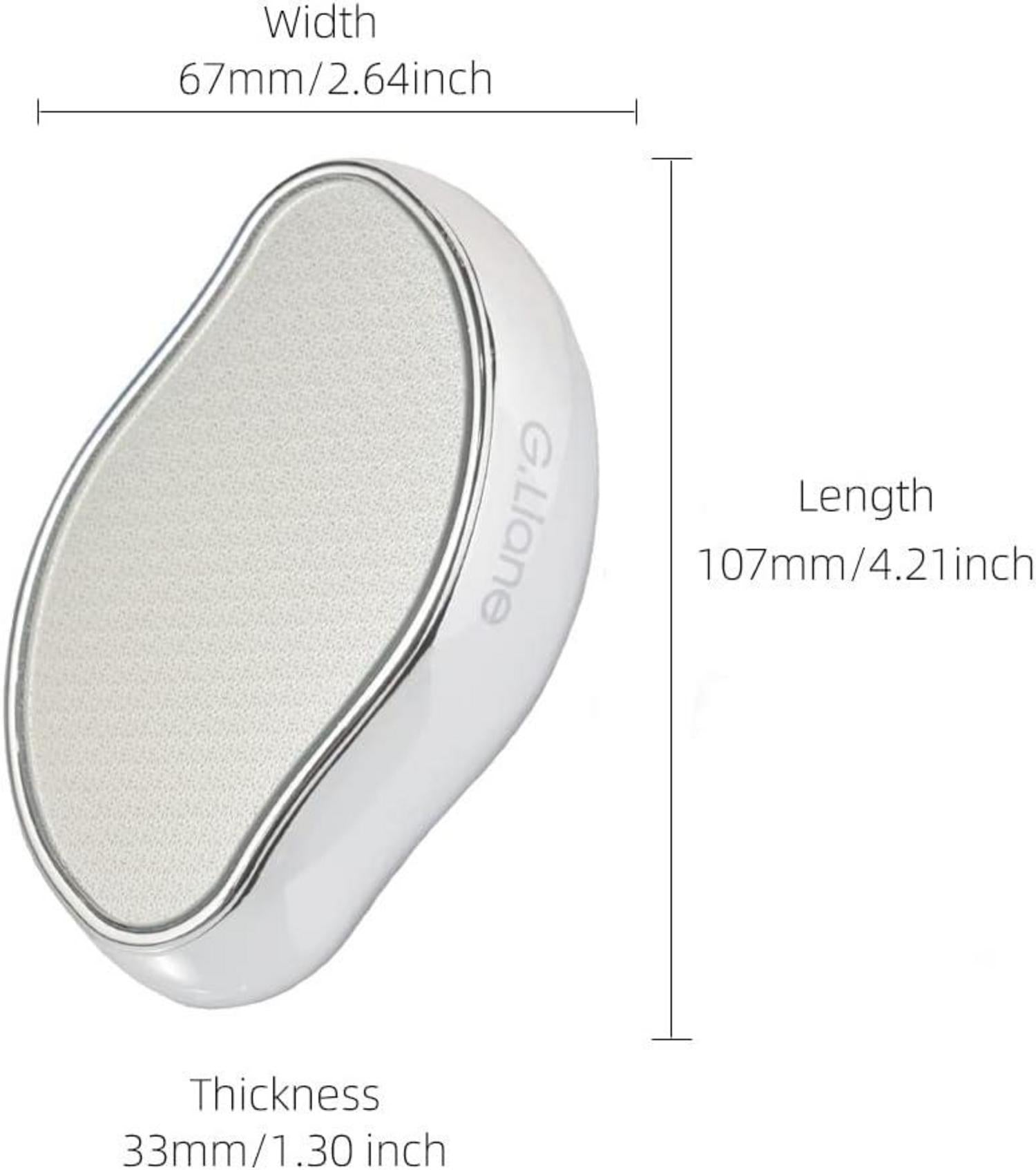 Nano Glas Fußfeile Raspel Kristallglas Hornhautentferner mit