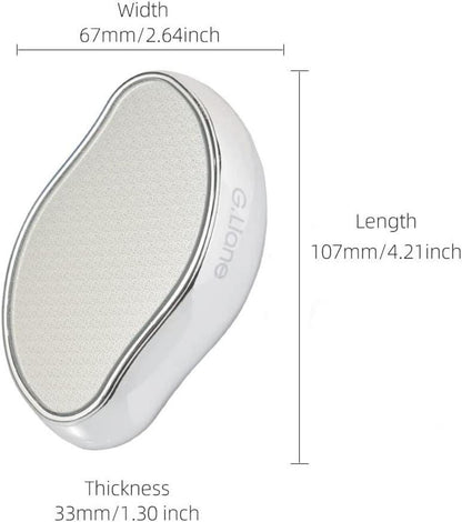 Nano Glas Fußfeile Raspel Kristallglas Hornhautentferner mit