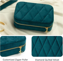 Kleine Schmuckkästchen Reise Schmuckbox Samt