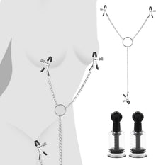 Nippelsauger Nippelklemmen Kette BDSM Sexspielzeug Frauen