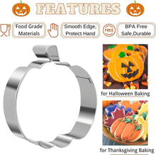 3er Set Kürbis Ausstechformen Edelstahl Halloween