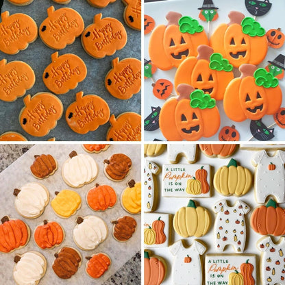 Ausstechformen Halloween Kürbis Edelstahl Set Backformen