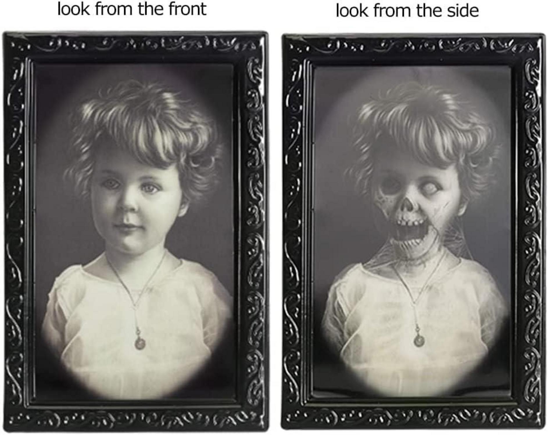 Halloween 3D Horror Bilderrahmen 3er Set Gesichtsveränderung