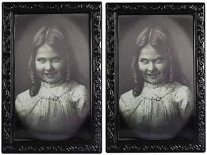 Halloween Deko Horror Bilderrahmen Set Indoor Party Zubehör