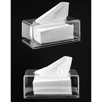 Acryl Taschentuchbox Transparent – Moderne Tissue Box für Schlafzimmer