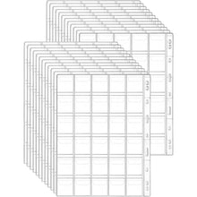 Münzsammlungsseiten 12 Blatt, Münztasche für Münzalbum