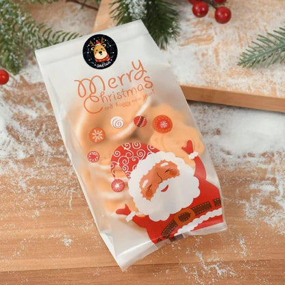 Weihnachten Kekstüten 50 Stück Plätzchentüten Roter Weihnachtsmann