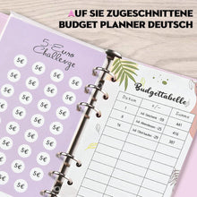 Budget Planner Deutsch A6 inkl. 12 Geldumschläge