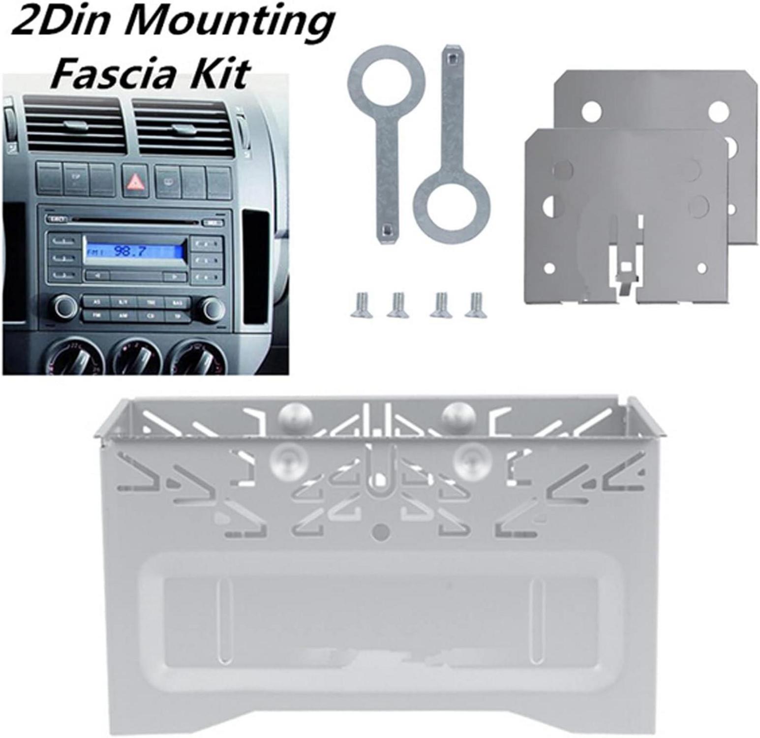 2DIN Auto Radio Montage Rahmen Doppel Metallhalterung für DVD GPS