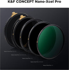 K&F Concept Polfilter 67mm Zirkularer Slim Optisches Glas HD