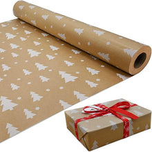 Weihnachtsbaum Kraftpapier Geschenkpapier 43cm x 15m Partydekoration