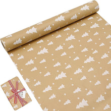 Weihnachtsgeschenkpapier Kraftpapier Weihnachtsbaum 43cm x