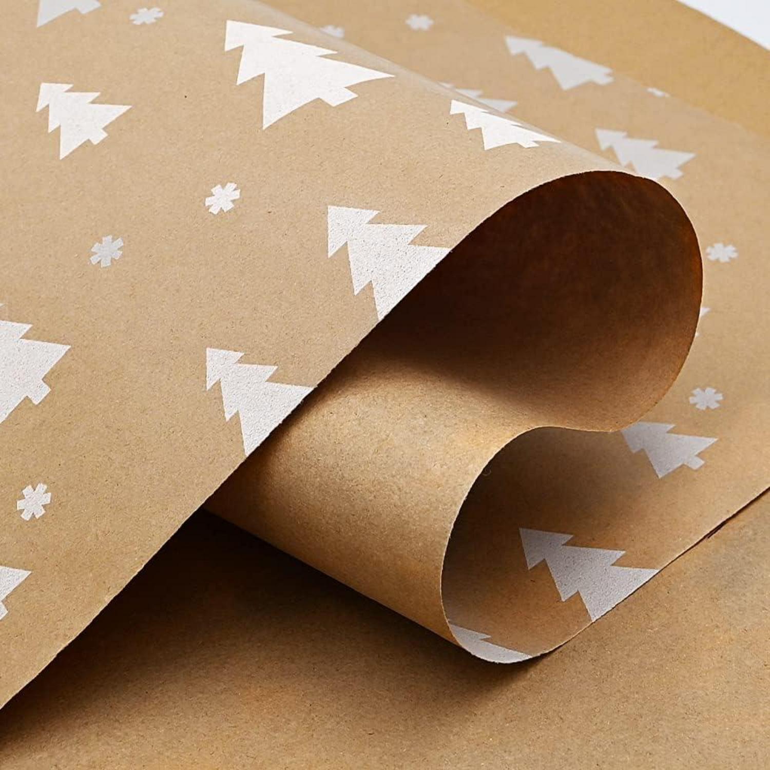Weihnachtsbaum Kraftpapier Geschenkpapier 43cm x 15m Partydekoration