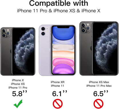 Sichtschutz Full Screen Anti-Spy Panzer Schutz Glas Folie iPhone 11