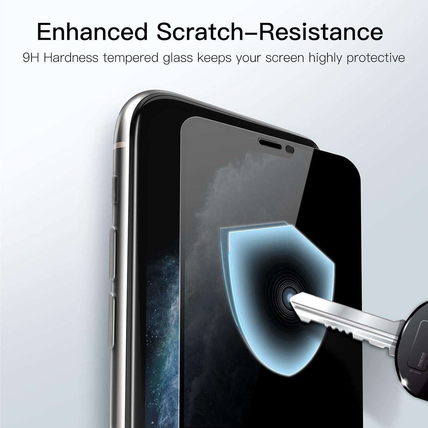 Sichtschutz Panzerglas iPhone 11 Pro Max/XS Max 6,5 Zoll 2er Pack