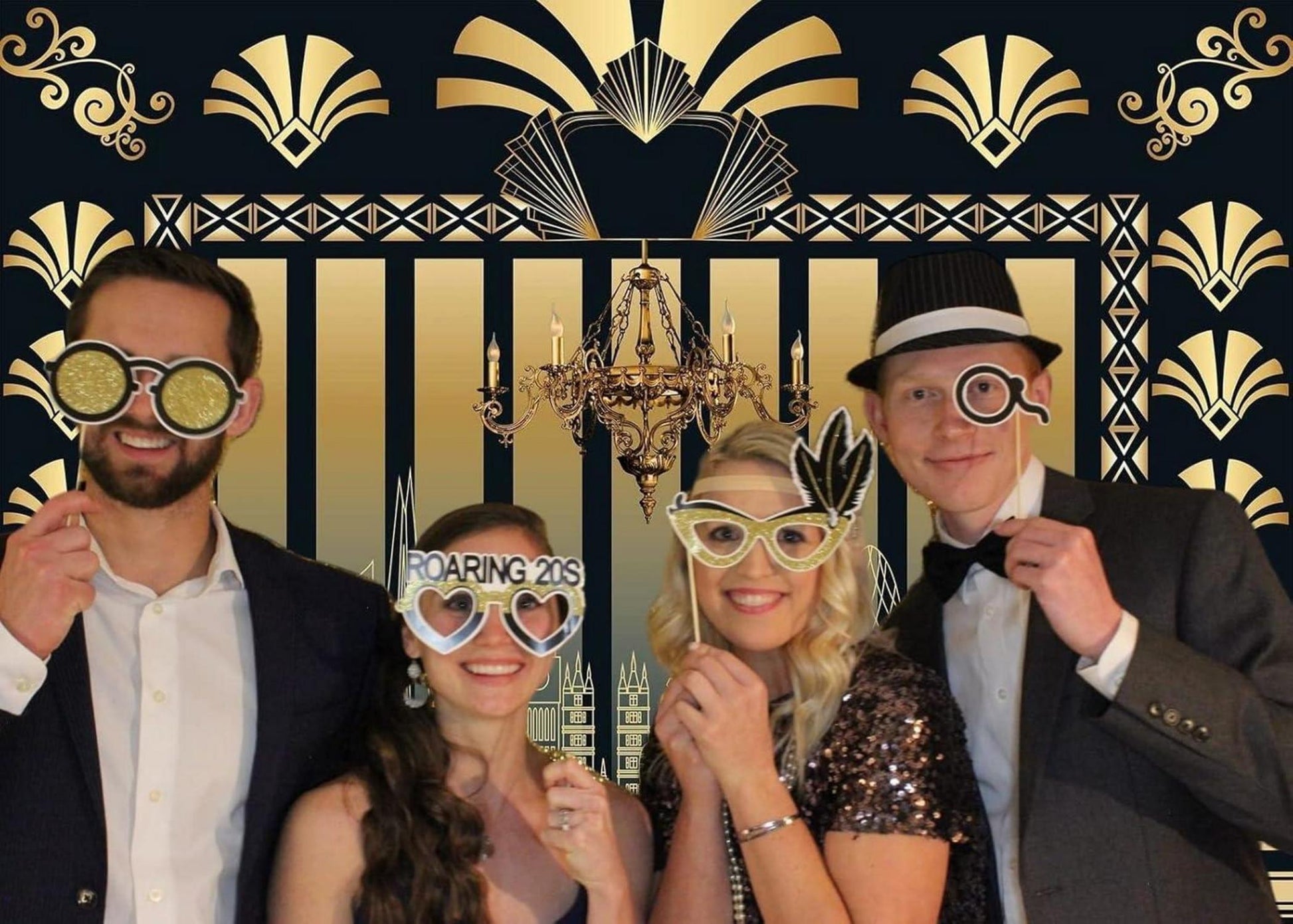 1920er The Great Gatsby Party Fotografie Hintergrund 6x4FT