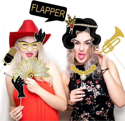 1920er The Great Gatsby Party Fotografie Hintergrund Kit 6x4FT
