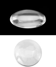 QWORK® 60 Stück Glas Cabochon Runde Magnete 25 mm
