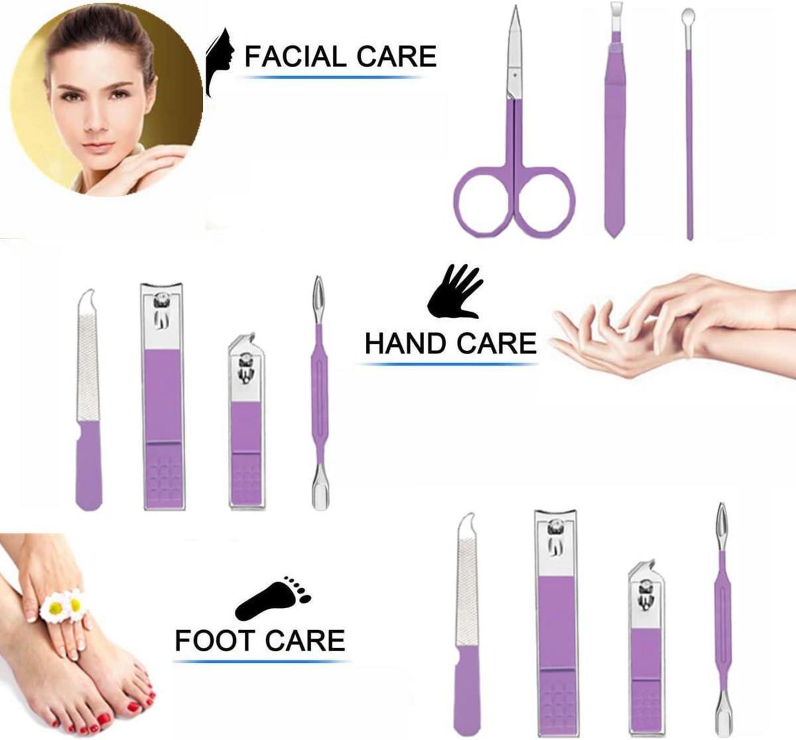 Nagelknipser Set Maniküre Damen Nagelset Manikürset 8-teiliges Beauty
