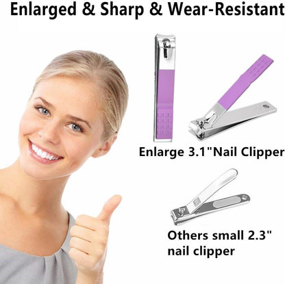 Maniküre Set Damen 8-teiliges Nagelknipser Tragbar Reise Beauty Nagelset