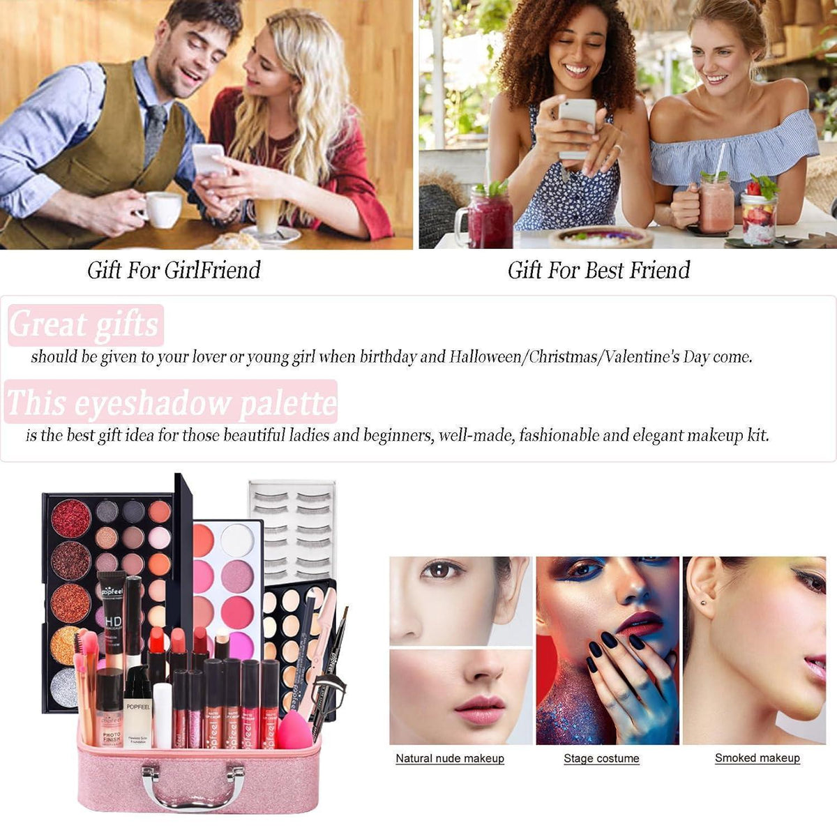 Professionelles Schminkset für Damen & Teenager Mädchen