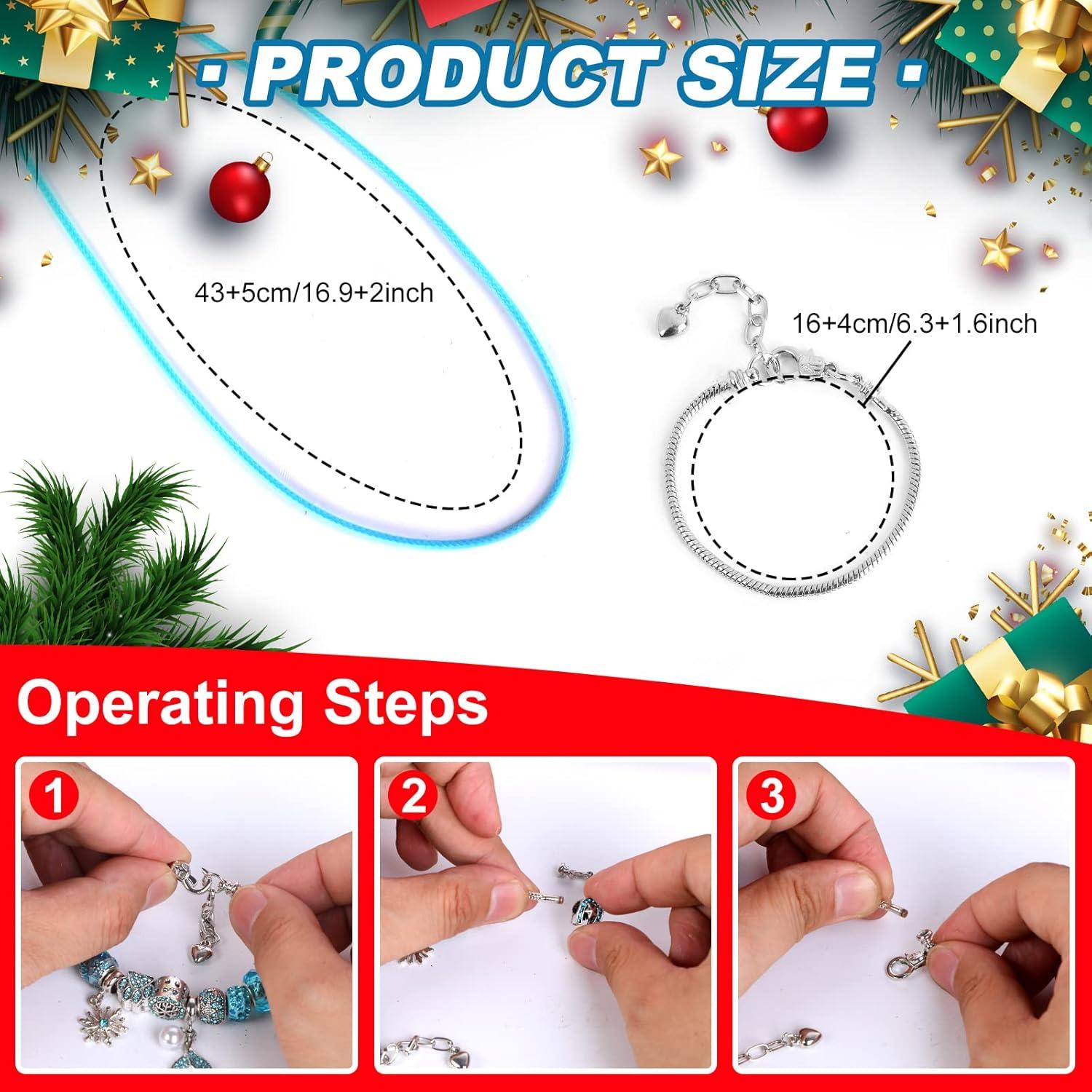 Adventskalender Schmuck Mädchen 2024 Weihnachtskalender Teenager 24