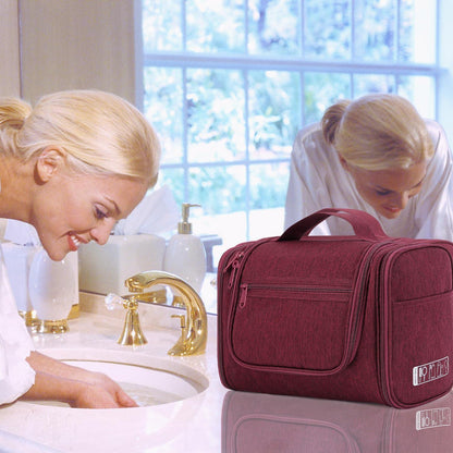 Große Kulturtasche zum Aufhängen, Rot